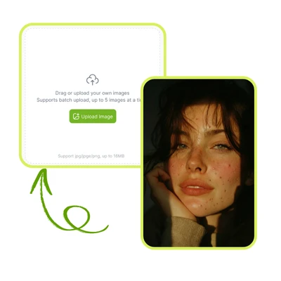 Step 1 AI Blemish Remover step 1 upload