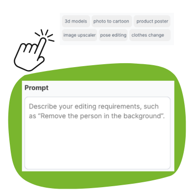 AI Image Editor step 2 AI Image Editor step 2 prompt