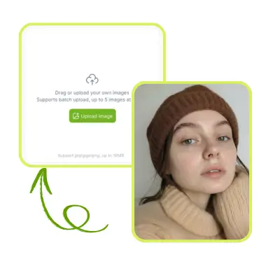 AI Makeup Generator step 1 AI Makeup Generator: Step 1 - Upload Your Photo