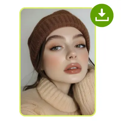 AI Makeup Generator step 3 AI Makeup Generator: Step 3 - Let AI Apply Makeup and Download