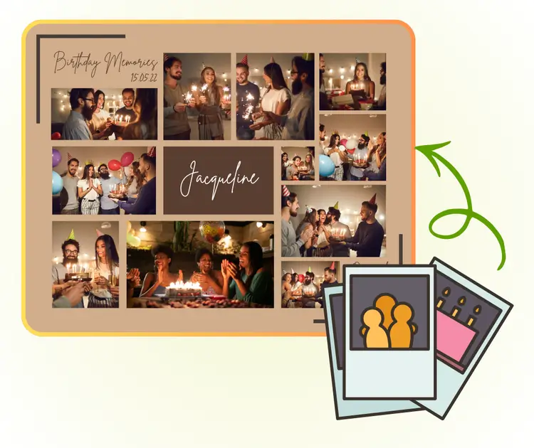 Collage preview AI Photo Collage Maker intro collage