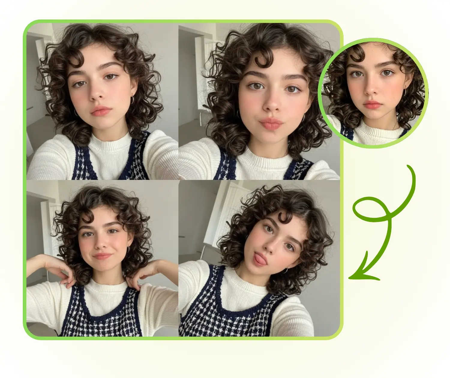 AI Photo Grid Maker for Social Media Profiles