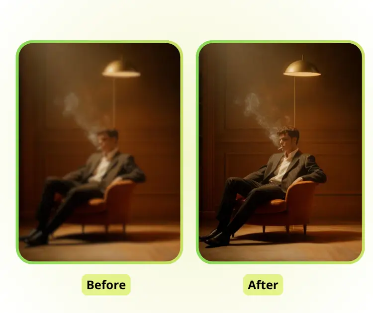 AI Unblur Image natural recovery AI Unblur Image natural recovery